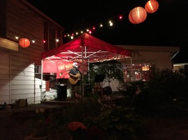 Ross Malcolm Boyd onstage at Emack & Bolio's, Albany, NY | In Search of a Scoop