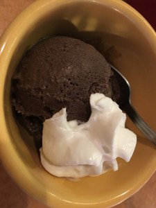 New Mexico Chocolate ice cream, Vicki’s Eatery, Silver City, New Mexico | In Search of a Scoop