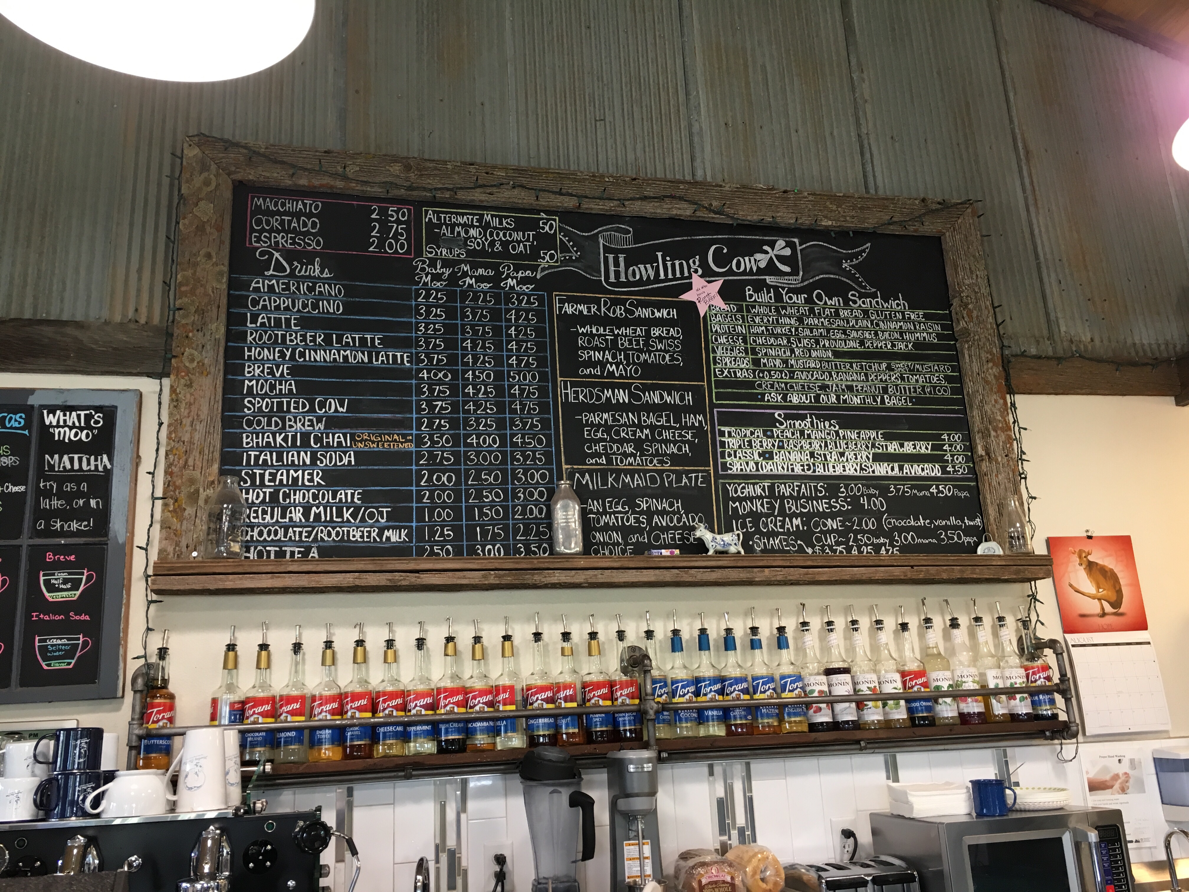 Howling Cow Cafe, Bellevue, CO | In Search of a Scoop